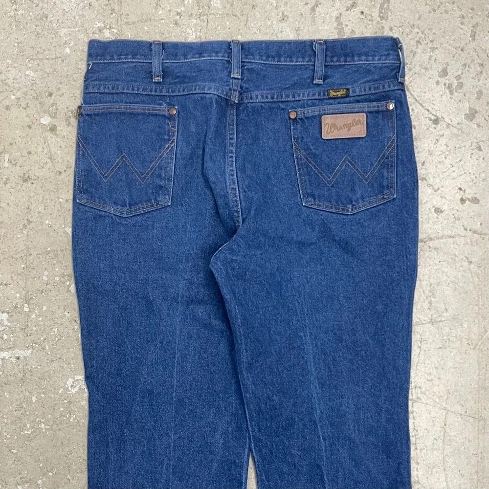 Vintage‎ Wrangler Jeans 36x29 Blue Pants 936 Cowboy Slim Western Denim Tag 38x30